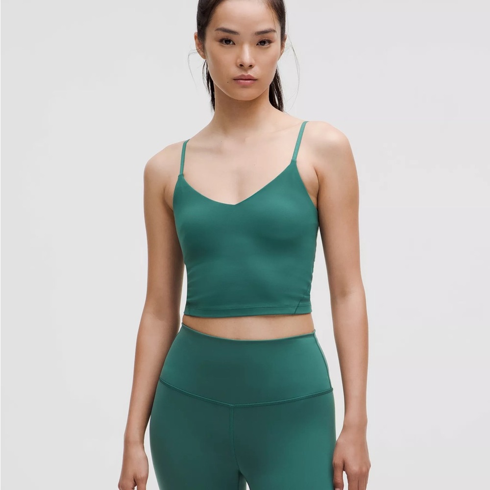 Lululemon Athletica Align Cropped Cami Tank Top Light Support